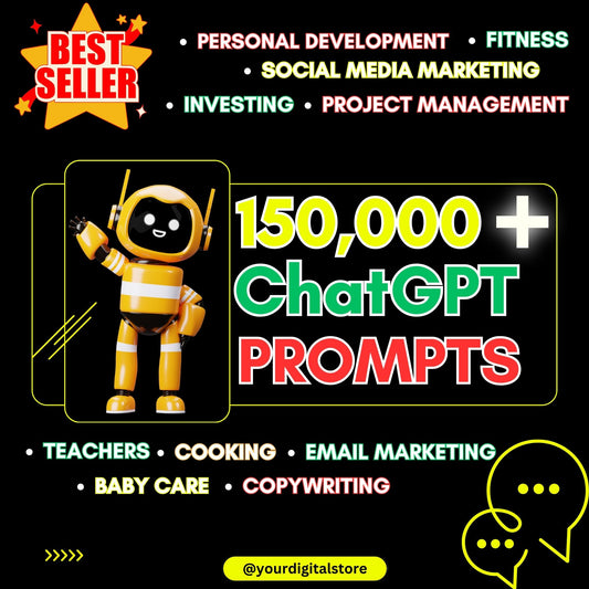 150,000 + ChatGPT Prompts Bundle